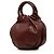 Borsa Loewe Anagram Bounce Rosso Bordò - vista 2