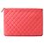 Borsa a pochette Chanel Matelassé Rosa