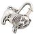 Hermès Hermes Cadena Lion Africa 1997 Metal Charm Argento