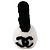 Scaldaorecchie Chanel della Collezione Neige Nero Bianco - vista 2