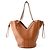 Borsa Tote Yves Saint Laurent Paris Marrone