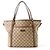 Gucci GG Canvas Leder Tote Bag Braun