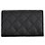 Tarjetero Chanel de piel de becerro granulada negra Negro - vista 3