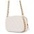 Borsa a tracolla Chanel Matelassé White Bianco - vista 2