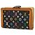 Portafoglio bi-fold Louis Vuitton Monogram Multicolor Nero Multicolore - vista 2