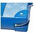 Borsa a tracolla Portafoglio Soft Trunk Louis Vuitton Monogram Clouds Blu - vista 4