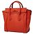 Céline Borsa a mano Celine Luggage Nano Shopper Rosso - vista 2