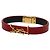 Bracciale Saint Laurent Cassandra Opium YSL Logo Rosso D'oro