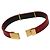 Bracciale Saint Laurent Cassandra Opium YSL Logo Rosso D'oro - vista 3