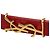 Bracciale Saint Laurent Cassandra Opium YSL Logo Rosso D'oro - vista 4