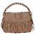 Borsa a spalla Miu Miu Matelassé Vitellolux 2way Beige Gold Auth 197216V D'oro - vista 3