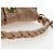 Borsa a spalla Miu Miu Matelassé Vitellolux 2way Beige Gold Auth 197216V D'oro - vista 7