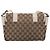 Borsa a tracolla GUCCI GG Canvas Beige Silver 145858 Auth ka5859 Argento - vista 3