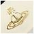Borsa a tracolla Vivienne Westwood Canvas Beige Gold Auth 199206V D'oro - vista 14