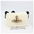 Borsa a tracolla Vivienne Westwood Canvas Beige Gold Auth 199206V D'oro - vista 15