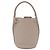 Céline CELINE Big Bag Bucket Hand Bag Leather Gray Silver Auth 199121V Marrone Argento - vista 3
