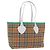 Borsa Tote BURBERRY Nova Check Canvas Beige Auth ka5820V