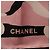 Sciarpa CHANEL in seta rosa CC Auth 198781V - vista 11