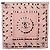 Sciarpa CHANEL in seta rosa CC Auth 198781V - vista 12