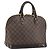 LOUIS VUITTON Damier Ebene Alma Handtasche N51131 LV Auth 196316