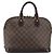 LOUIS VUITTON Damier Ebene Alma Handtasche N51131 LV Auth 196316 - Ansicht 3