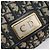 Borsa a tracolla con catena Christian Dior Trotter Canvas Navy Gold Auth 197779 D'oro Blu navy - vista 14