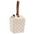 Céline Borsa a mano CELINE Triomphe PVC Leather Ivory Gold Auth 200281SAM D'oro Crudo