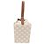 Céline Borsa a mano CELINE Triomphe PVC Leather Ivory Gold Auth 200281SAM D'oro Crudo - vista 3