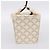 Céline Borsa a mano CELINE Triomphe PVC Leather Ivory Gold Auth 200281SAM D'oro Crudo - vista 4