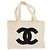 Borsa Tote CHANEL COCO Mark Pile White Black CC Auth BA15283 Nero Bianco - vista 2