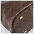 Céline Borsa a mano CELINE Macadam in vinile Marrone Nero Auth ep15650 - vista 11