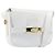Céline Borsa a spalla CELINE Horse Carriage in pelle bianca e oro Auth 200903 Bianco D'oro