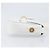 Céline Borsa a spalla CELINE Horse Carriage in pelle bianca e oro Auth 200903 Bianco D'oro - vista 4