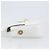 Céline Borsa a spalla CELINE Horse Carriage in pelle bianca e oro Auth 200903 Bianco D'oro - vista 5