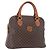 Céline Borsa a mano CELINE Macadam Canvas PVC Leather Brown Gold Auth ka5884 Marrone D'oro
