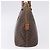 Céline Borsa a mano CELINE Macadam Canvas PVC Leather Brown Gold Auth ka5884 Marrone D'oro - vista 4