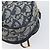 Pouch Saddle in tela Trotter Christian Dior Navy Gold Auth 199228 D'oro Blu navy - vista 10