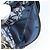 Pouch Saddle in tela Trotter Christian Dior Navy Gold Auth 199228 D'oro Blu navy - vista 20