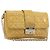 Christian Dior Canage Schultertasche mit Kette aus Lackleder in Gelb Gold Tone Auth ep15798
