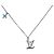 LOUIS VUITTON Collana Iniziali LV Metallo Argento Blu M80208 LV Auth 199075SAM