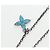 LOUIS VUITTON Collana Iniziali LV Metallo Argento Blu M80208 LV Auth 199075SAM - vista 5