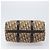 Borsa Boston Christian Dior Trotter Canvas Beige Gold Auth 200928 D'oro - vista 10