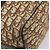 Borsa Boston Christian Dior Trotter Canvas Beige Gold Auth 200928 D'oro - vista 13