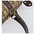 Borsa Boston Christian Dior Trotter Canvas Beige Gold Auth 200928 D'oro - vista 8