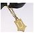 Borsa a tracolla SAINT LAURENT in pelle nera e oro Auth ka5928 Nero D'oro - vista 14