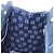 Borsa Tote SAINT LAURENT in pelle Navy Gold Auth 199687 D'oro Blu navy - vista 18