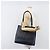 Borsa Tote SAINT LAURENT in pelle Navy Gold Auth 199687 D'oro Blu navy - vista 22