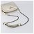 Borsa a tracolla PRADA Diagram Chain in pelle Champagne Gold Auth 196586V D'oro - vista 7