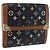 LOUIS VUITTON Multicolor Porte Monnaie Bier Cartes Crdit M92984 Auth 198561 Nero