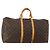 LOUIS VUITTON Monogram Keepall 55 Boston Bag M41424 LV Auth 196101 Monogramma